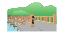 まっぷはうす 京都の地図 デザインマップ イラスト風景画像 マップハウス